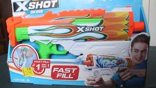 Zuru X Shot  Skins Hyperload Blaster Fast Fill Water Gun Review