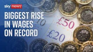 Interest rate forecasts spike as UK basic wage growth hits record high