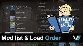 Fallout 4 | Mod List and Load Order Help