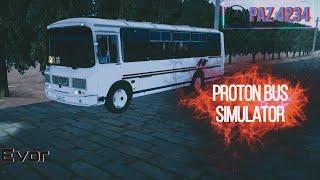 Поездка на Пазе 4234 в Proton Bus Simulator. КартаSanto Amaro