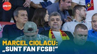 Ciolacu: „Sunt fan FCSB! N-am nicio problemă că sunt fluierat. Ce, eu n-am fluierat pe stadion?!”