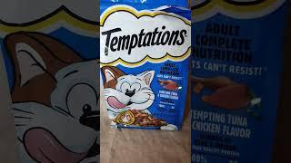 Temptations Temptaing Tuna & Chicken Flavor Cat Food from Dollar General 