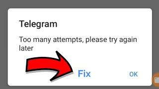 How to Fix Telegram Too many Attempts Please try again later 2023