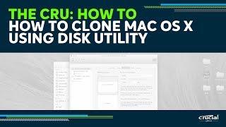 THE CRU: How to clone Mac OS X using Disk Utility