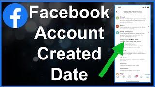 How To See Your Facebook Account Created Date