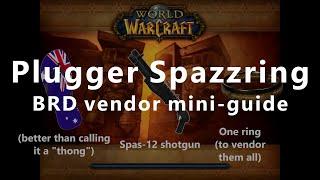 Plugger Spazzring BRD vendor - 1 minute mini-guide