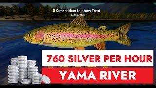 RUSSIAN FISHING 4 - YAMA RIVER - 760 SILVER PER HOUR