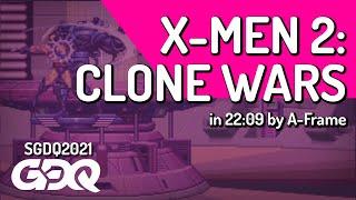 X-Men 2: Clone Wars by A-Frame in 22:09 - Summer Games Done Quick 2021 Online