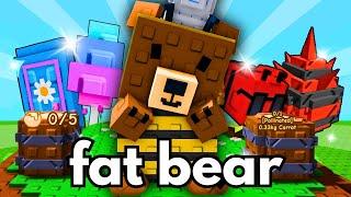 Getting ALL REWARDS From The FAT BEAR in Grow A Garden