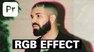 create RGB effect in premiere pro (no plugin)|#premierepro