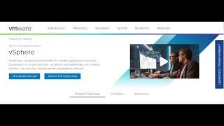 How to Download and Install Vsphere ?