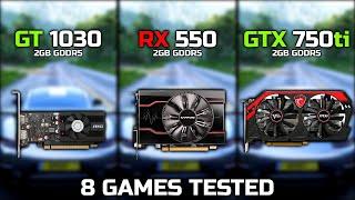 GT 1030 vs Rx 550 vs GTX 750 ti | The Battle Of 3 Budget GPUs!