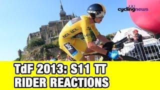 Tour de France: Rider reactions from the individual time trial