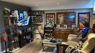 My Awesome Man cave tour ( main room area and  bar only)