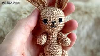 Амигуруми: схема Зайчик. Игрушки вязаные крючком - Free crochet patterns.