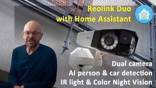 Reolink Duo - a security camera, with AI person detection and full color night vision!