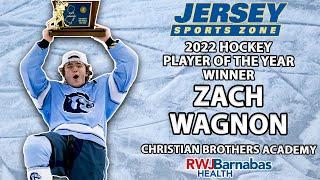 CBA's Zach Wagnon Wins JSZ's 2022 Hockey Player of the Year