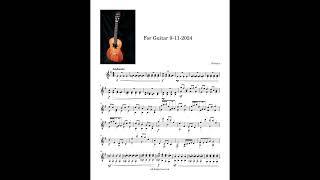 For Guitar 9-11-2024 by Howard Bosler