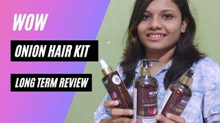 WOW Onion Hair care kit | shampoo, Conditioner, oil | long term review