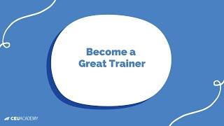 What Does It Take to Become a Great Trainer? - Dr. Jim Collins