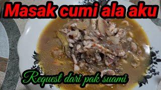 Masak cumi ala aku || request dari pak suami