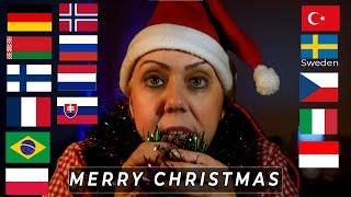 ASMR Language: Multilingual Merry Christmas Whispered Relaxation