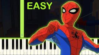 THE SPECTACULAR SPIDER-MAN - EASY Piano Tutorial