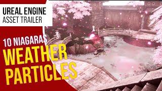 Weather Particle Effects with Collision for Unreal Engine 5 (Trailer)