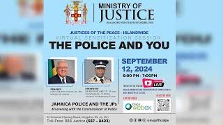 Ministry of Justice Virtual Sensitization Session || September 12, 2024