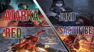 Feature Match - Pioneer Atarka Red vs Jund Sacrifice