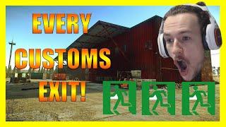 Escape From Tarkov Customs Extraction/Exit Guide EVERY EXIT IN ONE VIDEO!!! 2021 #EFT