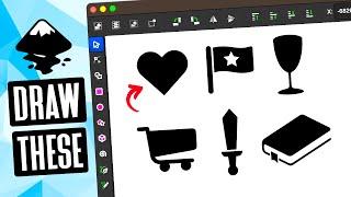 Inkscape Beginner Tutorial: Drawing Simple Shapes