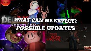 WHAT UPDATES CAN WE EXPECT WITHIN THE NEXT WEEK FOR PIGGY GAMES!?! / POSSIBLE UPDATE REVIEW! [PIGGY]