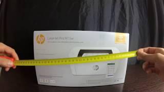 Обзор-распаковка принтера HP LaserJet Pro M15W из Rozetka