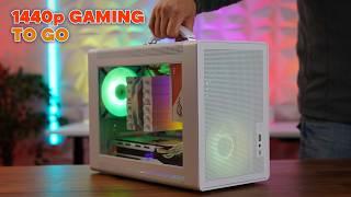 This Compact ALL WHITE ALL AMD MATX Build Offers Incredible Value To Performance! (iONZ KZ-X1 Case)