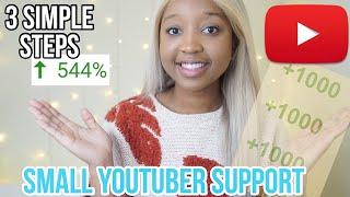 HOW TO GET 1,000 VIEWS EVERYDAY ON YOUTUBE (GET MORE VIEWS ON YOUTUBE 2020) - SMALL YOUTUBER SUPPORT