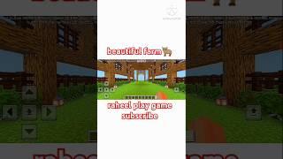 beautiful farm Minecraft #viral #shorts #farming #trending