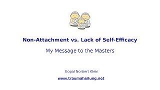 Non-Attachment vs. Lack of Self-Efficacy