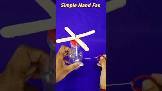 How to make plastic bottle hand fan #fan #shorts #handfan