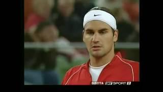 Hamburg 2004 Roger Federer vs Nicolas Lapentti