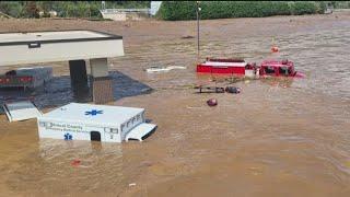 Damage videos show catastrophe from Hurricane Helene in GA, FL, TN, SC, NC