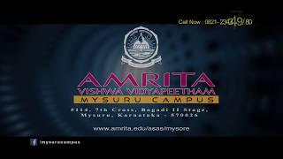 Amrita Vishwa Vidyapeetham Mysuru Campus Ad (28 Secs)