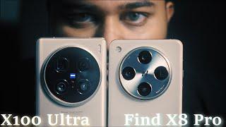 Oppo Find X8 Pro VS Vivo X100 Ultra Camera Comparison | Photography