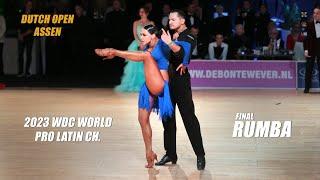 Nino Dzneladze - Andrei Kozlovsky | 2023 World Pro Latin Championship - Assen | Final Rumba