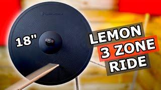 Lemon 18" Ride Cymbal Review | 3 Zone Cymbal Pad by Lemon Drums