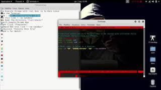 How Execute Chrome with root Kali-Linux