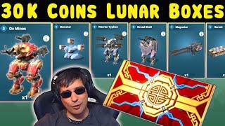 NEW LUNAR 30,000 COINS BOX OPENING Event - War Robots Gameplay WR