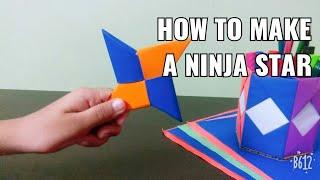 How to make a Ninja Star | ORIGAMI | Do-it-yourself |