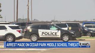 Cedar Park Middle School student arrested related to ‘hoax’ threat