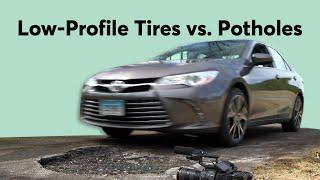 Low-Profile Tires vs. Potholes | Consumer Reports